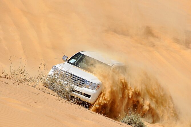 4 Hours Short Desert Safari Sand Boarding Dune Bashing Camel Ride - Key Points