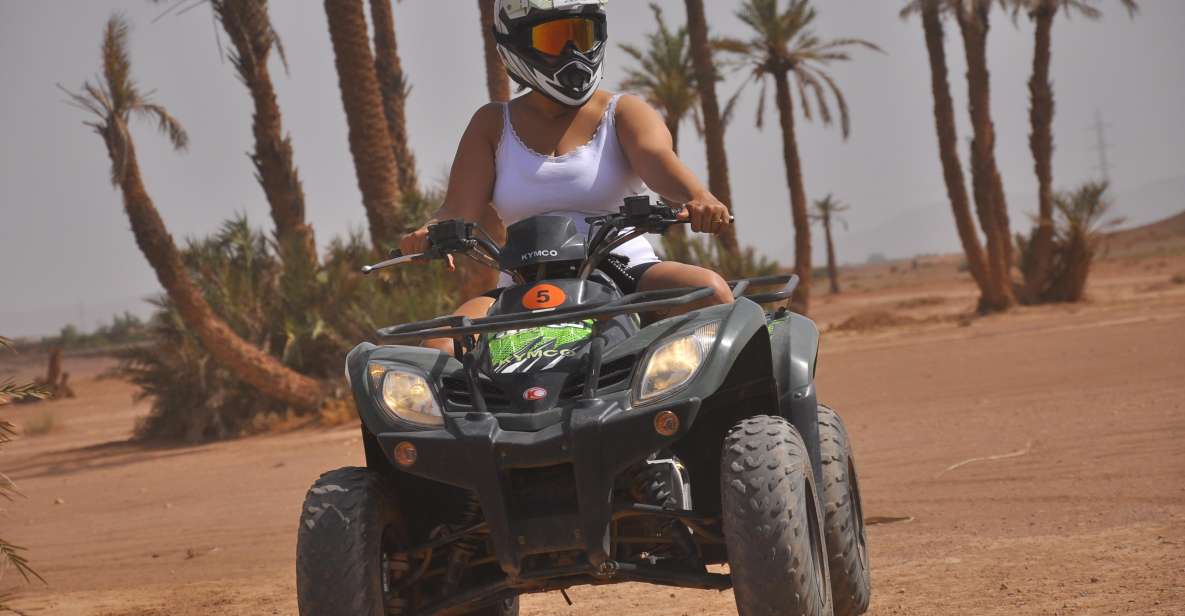 Adventure Quad Bike and Camel in Marrakech Palmeraie. - Key Points