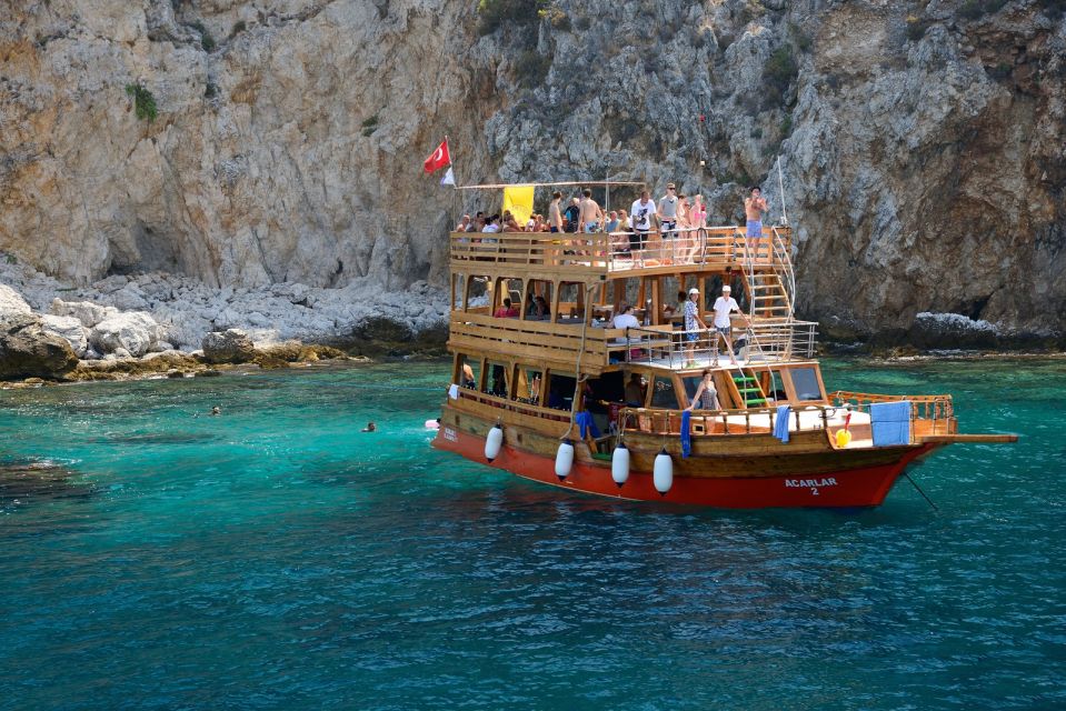 Alanya: Boat Trip With Lunch, Drinks, and Swim Stops - Departure Point and Directions