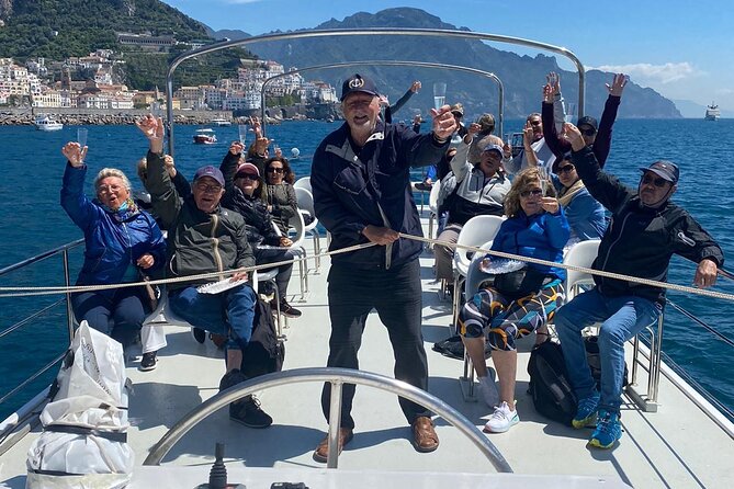 Amalfi Coast by Boat With Aperitif, Lunch and Sea Breaks - Booking Information
