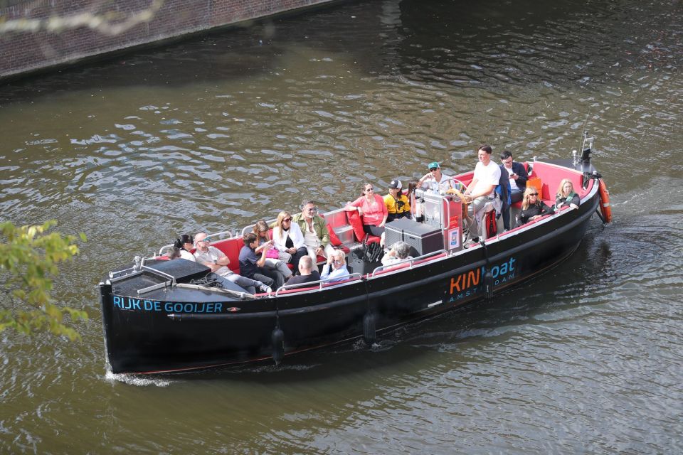 Amsterdam: Open Boat Canal Cruise With Local Guide - Inclusions