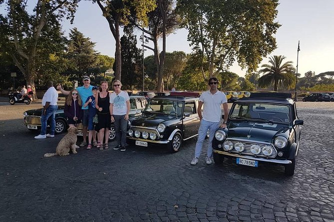 Ancient Tour of Rome by Mini Cooper Classic Cabrio With Aperitif - Photo Opportunities