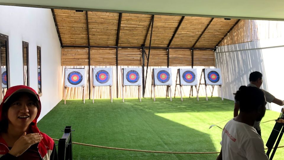 Bali: Archery and Axe Throwing Indoor With Pickup - Flexible Booking and Location Details
