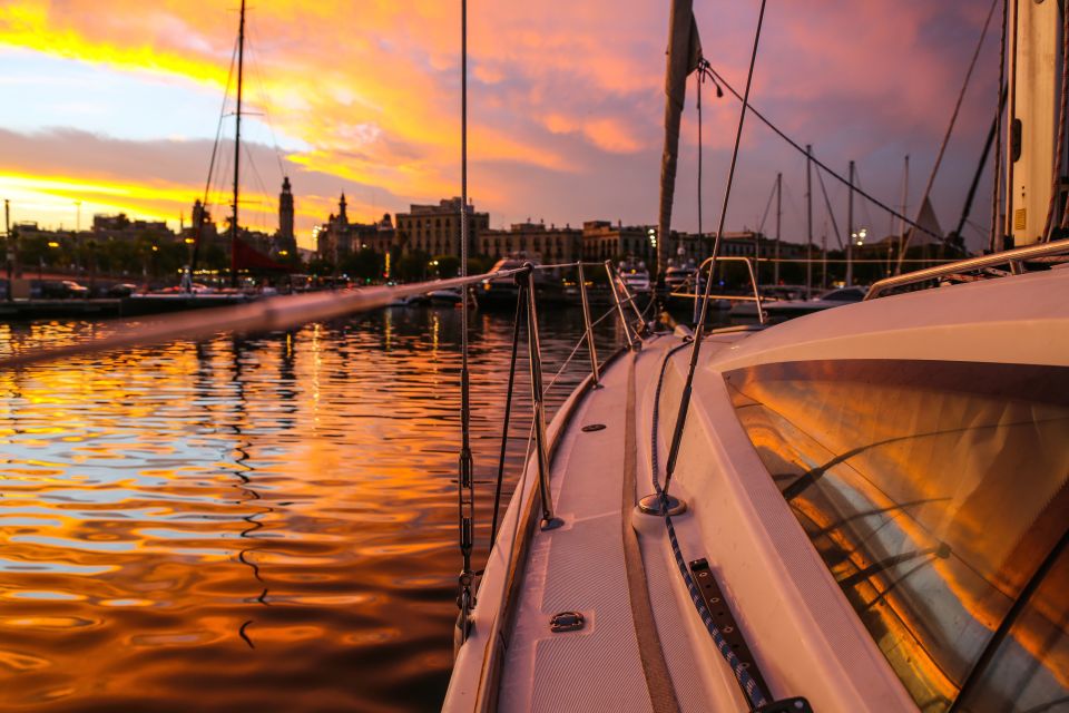 Barcelona: 2-Hour Private Sunset Sailing Experience - Inclusions