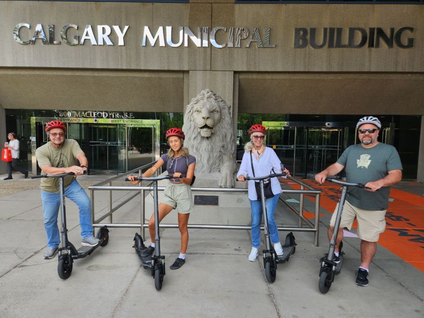 Calgary: 2-hour E-Scooter City Highlights Tour - E-Scooter Practice and Guide Assistance