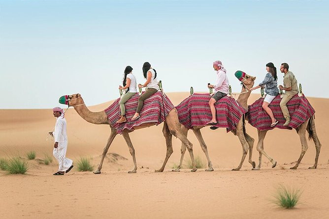 Camel Trekking Dubai With Morning Dune Bashing and Sand Boarding - Pricing Details and Inclusions