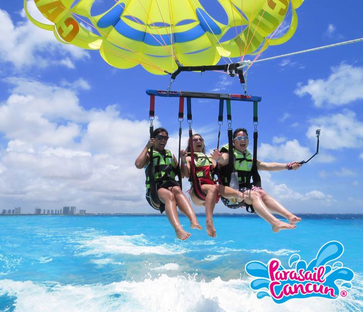 Cancun: El Meco Mayan Ruins Tour With Cancun Bay Parasailing - Detailed Description