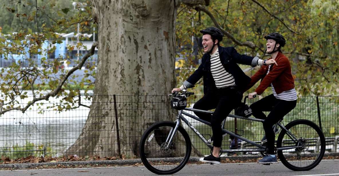 Central Park Tandem Bike Rentals - Additional Information
