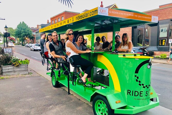 Charlottetown Pedal Pub Crawl Along the Waterfront on a Solar-Powered Pedal Bus! - Responses and Recommendations