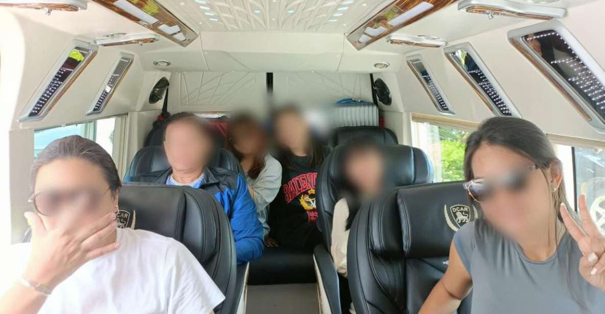 Charter Limousine 9 Seats Van Rental Danang Hoian to Hue - Safety Measures