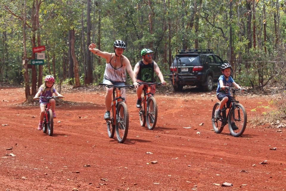 Chiang Mai: Boat Ride and Cycling Tour to Sticky Waterfall - Exploring Sticky Waterfall Cascades