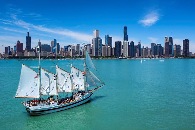 Chicago Skyline Sunset Sail Aboard Official Flagship of Chicago 148 S/V Windy - Featured Review Highlights