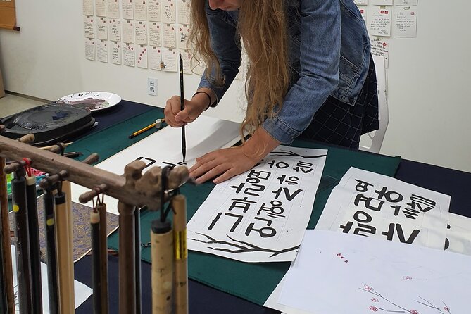 Create a Korean Calligraphy Scroll in Insadong Seoul - Booking and Support