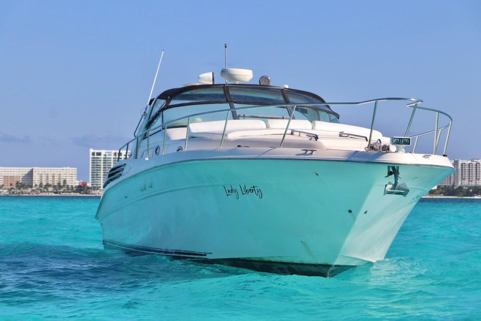 Cruising Paradise in a Luxury Yacht in Cancun - Multilingual Crew for Enhanced Experience