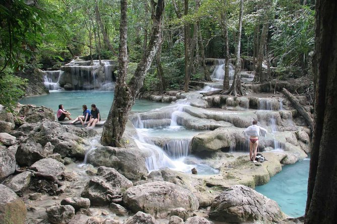 Damneon Saduak Floating Market and Erawan Waterfall From Bangkok - Booking Information