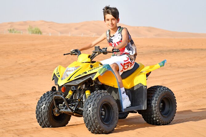 Desert Excursion & Quad Bike Sand Board Camel Ride BBQ Dinner - Cancellation Policy Overview