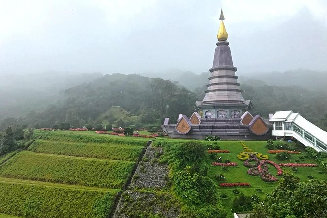 Doi Inthanon Day Trip From Chiang Mai Including Karen Hill Tribe & Twin Pagodas - Transportation and Guided Tour Details