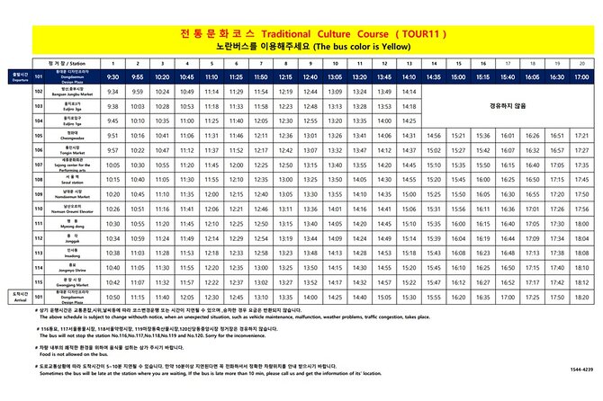 Dongdaemun City Tour Bus (Not Available for Korean Citizens) - Tips for a Seamless Experience