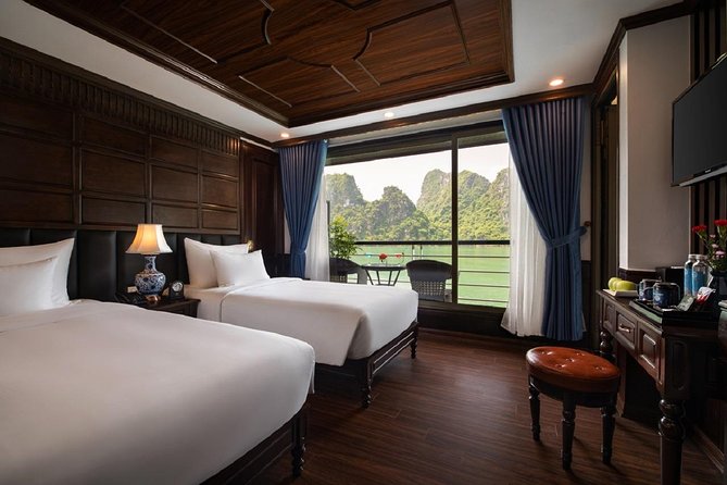 Doris Cruise 5 Star Cruise 3 Days Visiting Halong Bay Lan Ha Bay Private Balcony - Booking Information and Prices