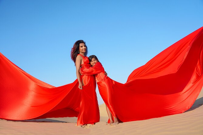 Dubai Flying Dress Photo and Video Shoot in Desert - Reviews and Ratings