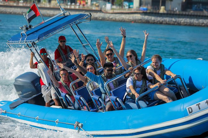 Dubai Palm Jumeirah and Palm Lagoon Guided RIB Boat Cruise - Inclusions and Exclusions