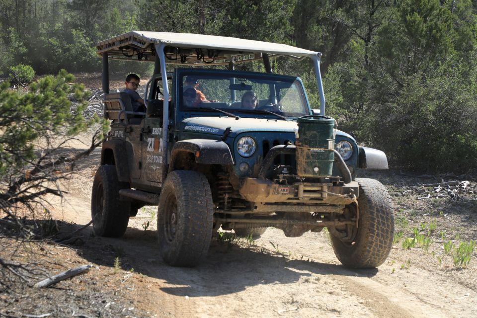 East Zion: Brushy Cove Jeep Adventure - Important Information