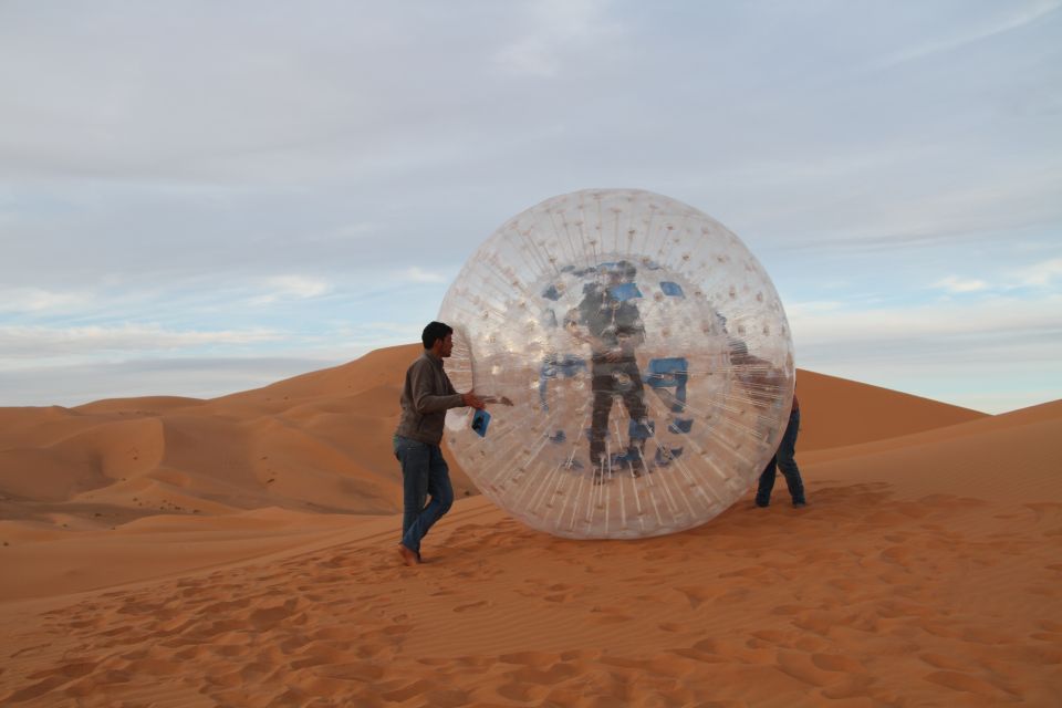 Extreme Adventure With Harness Zorbing in Merzouga Dunes - Activity Details
