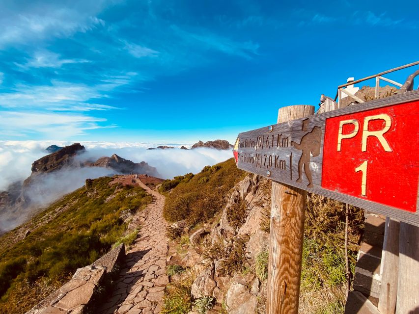 From Achada Do Teixeira: One-Way Transfer to Pico Do Arieiro - Meeting Point Information