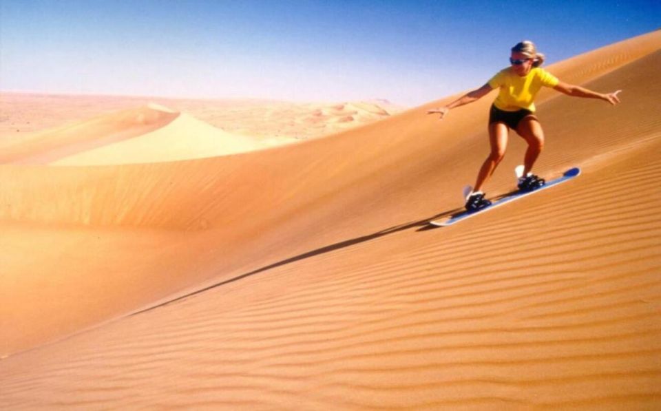 From Agadir/Taghazout: Group Desert Sandboarding Adventure - Activity Highlights of Sahara Sandboarding