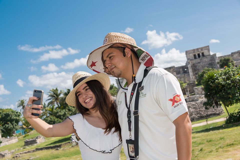 From Cancun: Guided Day Trip to Tulum & Mayan Ruins W/ Entry - Exploring Tulum With Expert Guide
