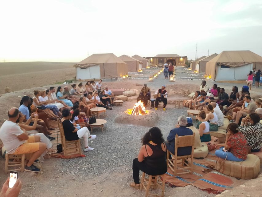 From Marrakech: Agafay Desert Camel Ride and Dinner Show - Logistics