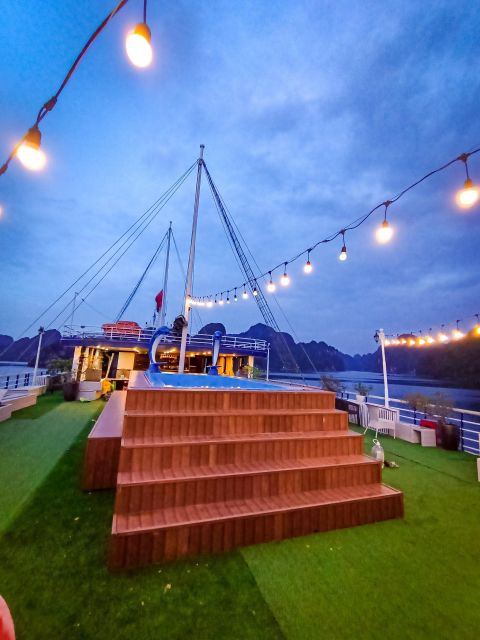 From Ninh Binh: AMANDA 5Star Cruise Ha Long Bay,Luxury Cabin - Inclusions