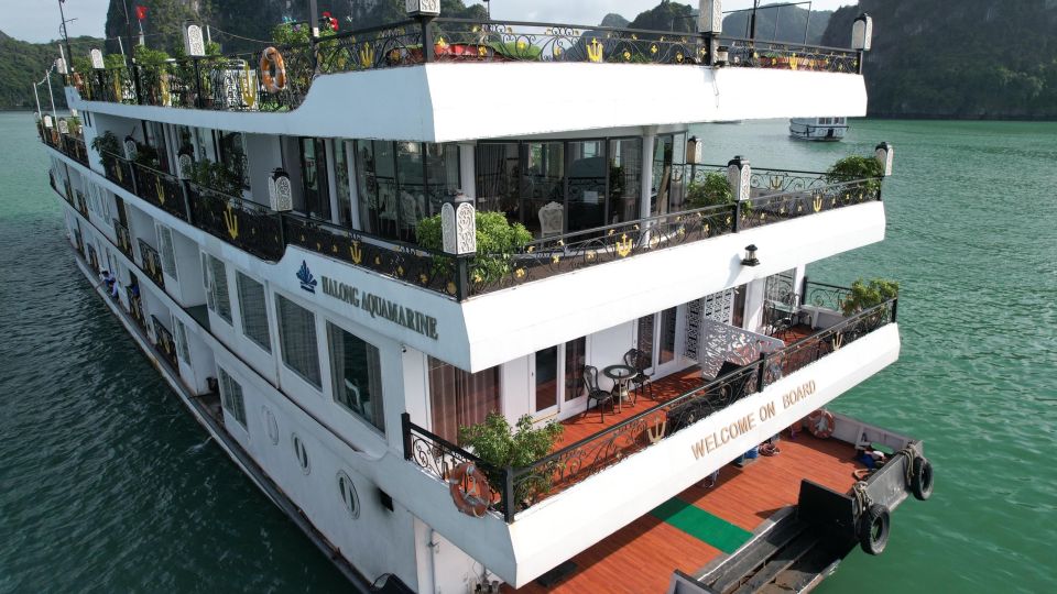 From Ninh Binh : Ha Long Bay 5 Star Cruise , Private Balcony - Day 2: Halong Bay to Hanoi