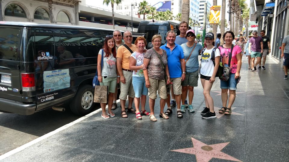 From Orange County: Hollywood and Beverly Hills Van Tour - Itinerary