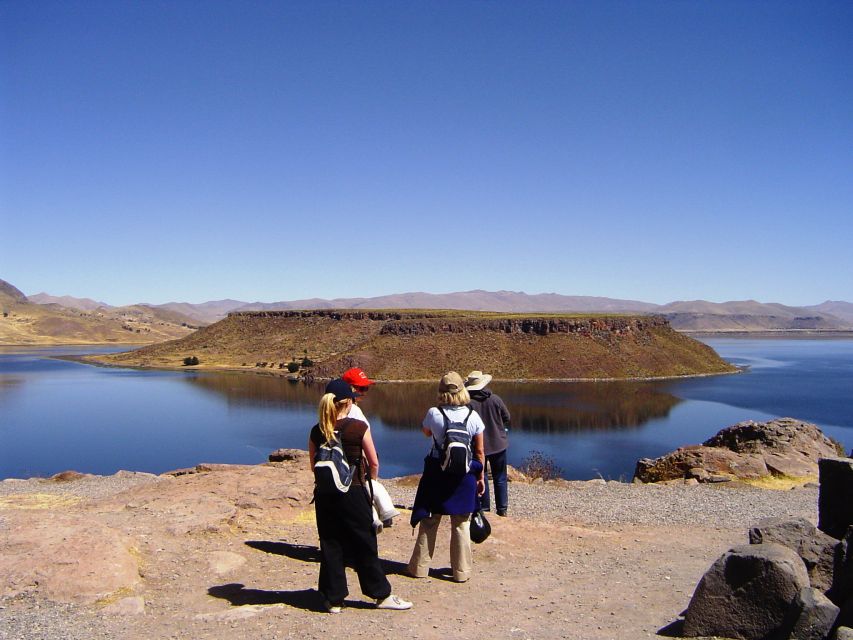 From Puno: Sillustani Tombs and Tourist View Point Puma - Background