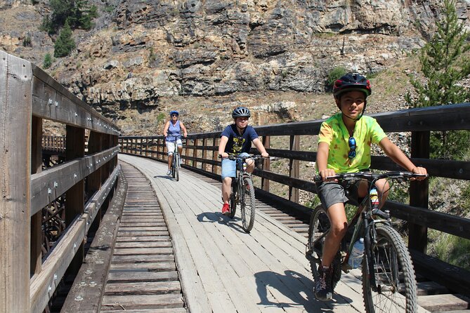 Guided Bike Tour on Historical Kettle Valley Railway at Myra Canyon & Wine Tour - Inclusions and Exclusions