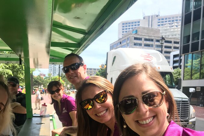 Halifax Pedal Pub Crawl Along the Waterfront on a Solar-Powered Pedal Bus! - Customer Feedback and Host Recognition