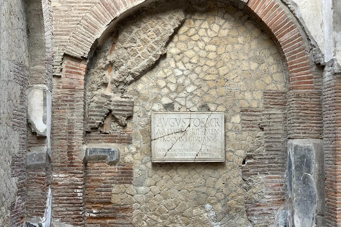 Herculaneum Guided Tour With Your Archaeologist - Additional Information