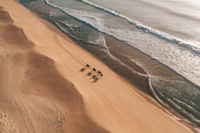 Horse Riding on the Beach With Private Transfer From Lisbon - Horseback Riding Route and Scenic Views