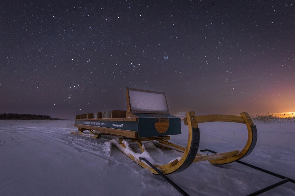 Ii: Snowmobile Sleigh Trip on Frozen Sea Under Starlit Sky - Additional Details