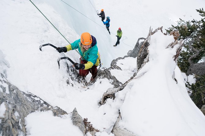 Jasper Ice Climbing Experience - Climbing Frozen Waterfalls