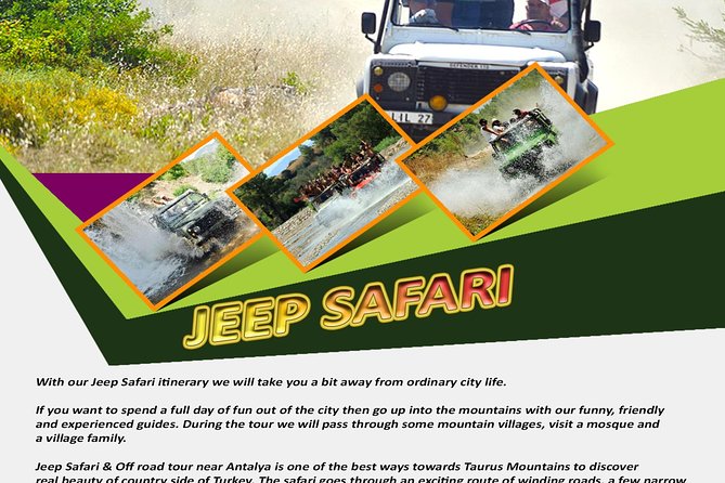 Jeep Safari Antalya-Gebiz-Manavgat-Side (Attention High Excitement) - Common questions