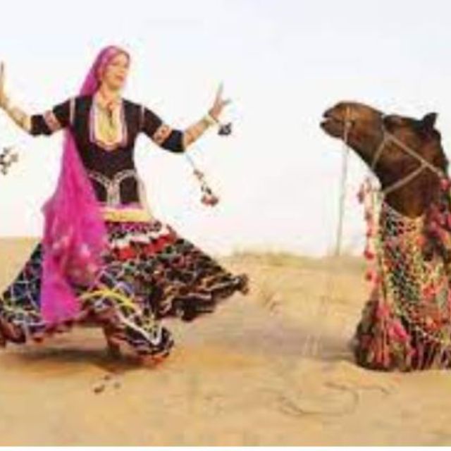 Jodhpur Camel Ride With Rajasthani Folk Dancing With Sumer - Welcome in Rajasthani Style