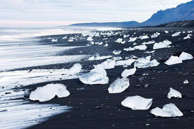 Jökulsárlón Glacier Lagoon, Diamond Beach and Secret Glaciers (From Djúpivogur) - Exploring Diamond Beach