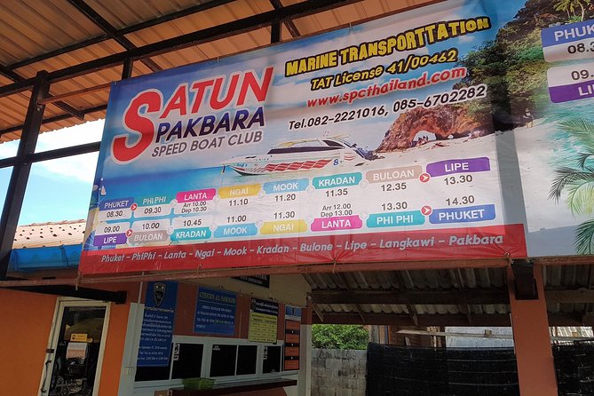 Koh Lipe to Koh Lanta by Satun Pakbara Speed Boat in High Season - Reviews and Assistance Insights