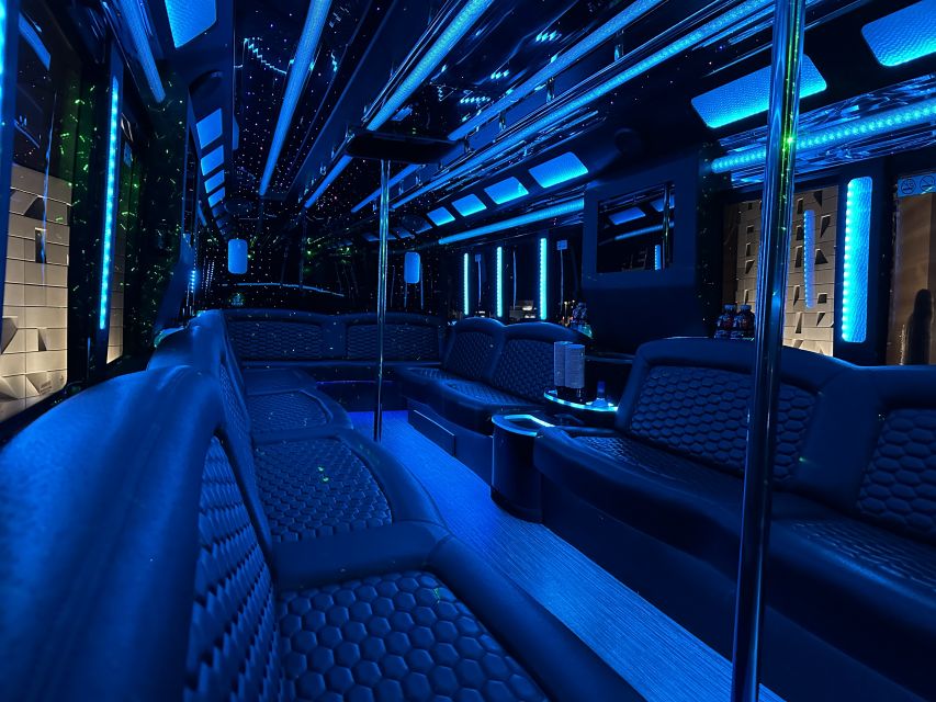 Las Vegas: Party Bus Nightlife Guided Tour - Location and Logistics