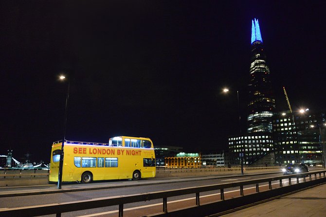 London by Night Sightseeing Tour - Open Top Bus - Bus Route Details