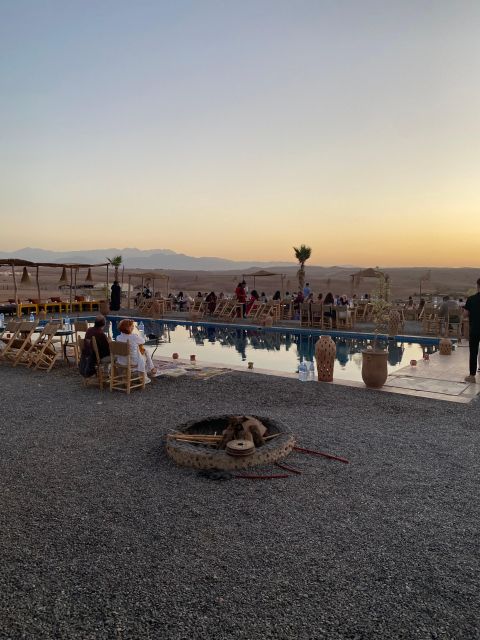 Marrakech: Agafay Desert Camel Ride With Dinner and Sunset - Full Description