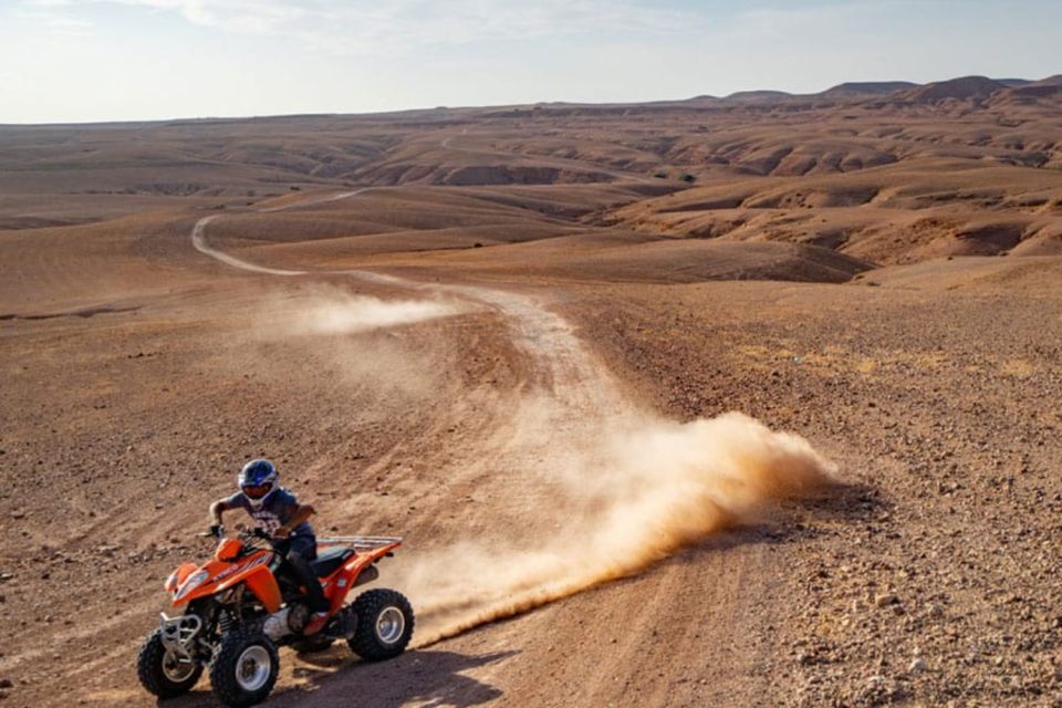 Marrakech Agafay Desert Quad Biking With Dinner and Sunset - Exploration Opportunities and Stops