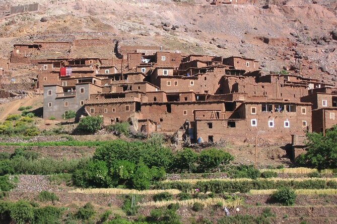 Marrakech Day Tour to the Atlas Mountains & Camel Ride Three Valleys, Waterfalls - Enjoying Waterfalls & Scenic Views